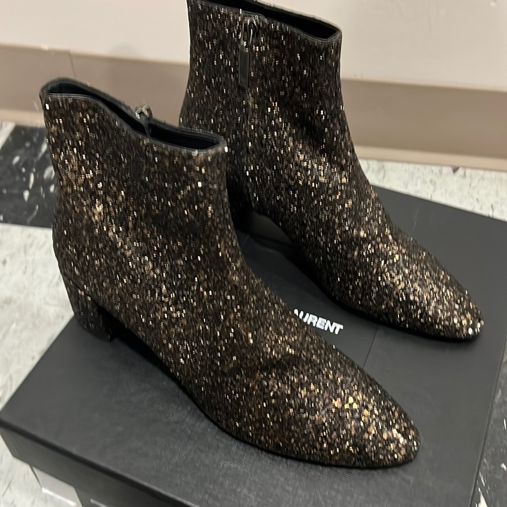 New saint laurent booties